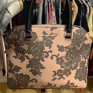 Michael Kors Cindy Oyster Lace Purse/handbag